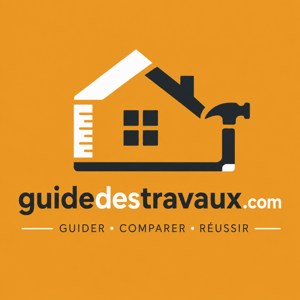 Logo GuideDesTravaux orange clair